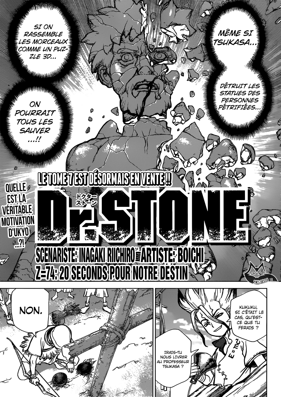 Dr. Stone: Chapter 74 - Page 1